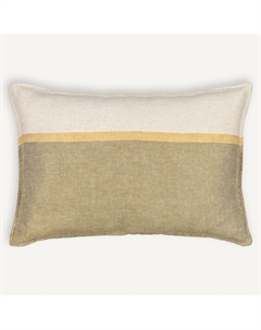 Наволочка для декоративной подушки из плотного льна Cirrus зеленый Am.pm.