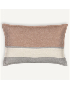 Наволочка для декоративной подушки из плотного льна Cirrus каштановый Am.pm.