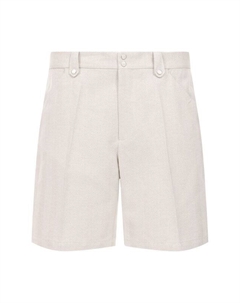 Шорты из хлопка и льна Brunello cucinelli
