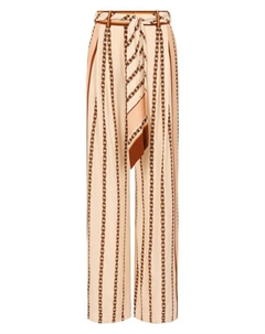 Брюки из вискозы и шелка Zimmermann