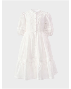 Платье с вышивкой, белое C'era una volta