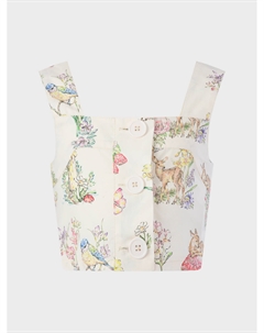 Топ на пуговицах, белый Stella mccartney