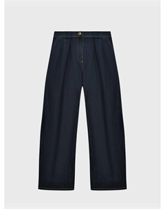 Джинсы с вышивкой 1998, темно-синие Elisabetta franchi