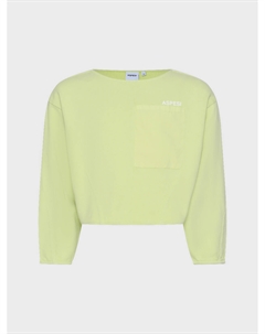Толстовка с лого, зеленая Aspesi