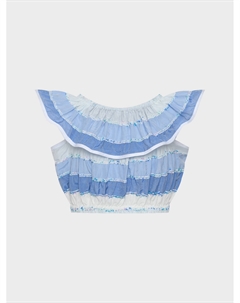 Топ в полоску с рюшей Paade mode