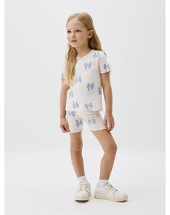 Пижама с принтом для девочек Sela