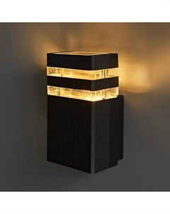 Светильник настенный уличный 18 см цвет черный Smartbuy