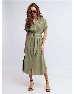 Платье-рубашка с короткими рукавами Zolla