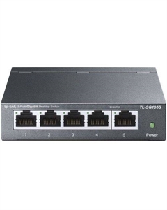 Коммутатор TP-LINK TL-SG105S, неуправляемый Tp-link
