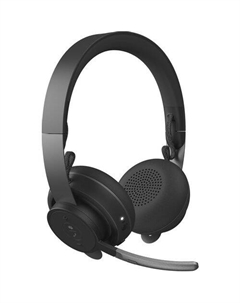 Гарнитура Zone Teams, для компьютера, накладные, Bluetooth, черный Logitech