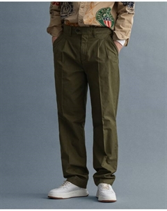 Мужские брюки чинос, хаки Gant