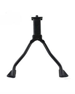 Подножка велосипедная, алюминий Z037, 24-29", универсальная, центральная, ДВОЙНАЯ, 00-170320 Хорст