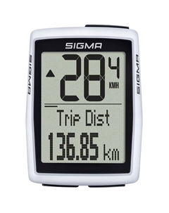 Велокомпьютер SIGMA, BC 12.0 WR, 12 функций, проводной, белый, 4-012210 Sigma