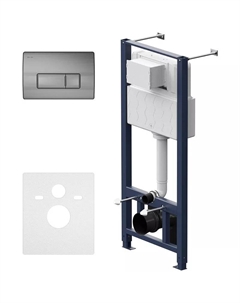 Система инсталляции для унитазов Pro I012704.8031 с клавишей Pro M, матовый никель Am.pm.