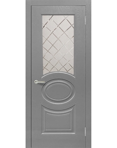 Роял 1 остекленная Серый Verda