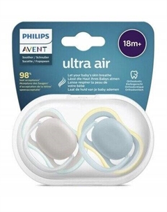 Ультра эйр пустышка силикон ортодонт. 18мес+ №2 (SCF349/01) Avent