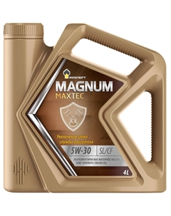 Моторное масло Magnum Maxtec 5W-30, 4 л Роснефть