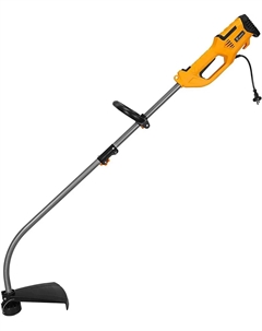 Электрический триммер DEKO DKTR1150, 1.15 кВт, 7500 об/мин, сетевой, реж.эл.: леска, d-образная рукоять, плечевой ремень, верхнее положение двигателя, 3.4 кг (065-1242) Деко