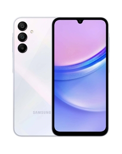 Смартфон Samsung Galaxy A15, 6.5" 2340x1080 Super AMOLED, MediaTek Helio G99, 6Gb RAM, 128Gb, 3G/4G, NFC, Wi-Fi, BT, 3xCam, 2-Sim, 5000 мА⋅ч, USB Type-C, Android 13, голубой (SM-A155FLBGSKZ)