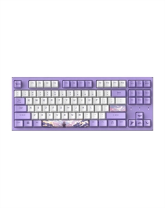 Клавиатура проводная A87L Dream, механическая, Aqua sw, подсветка, USB, фиолетовый (A87L Dream) Dareu