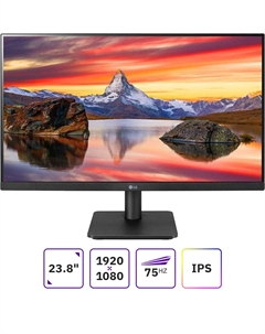 Монитор 23.8" 24MP400-B IPS, 1920x1080 (16:9), 250кд/м2, 5мс, 178°/178°, FreeSync, VGA, HDMI, черный (24MP400-B.ARUB) Lg
