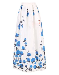 Шелковая юбка макси с цветочным принтом Sara roka