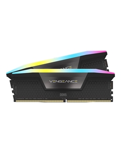 Оперативная память Corsair Vengeance RGB, 48 Гб DDR5 (2x24 Гб), 7000 МГц, CL36, CMH48GX5M2B7000C36, черный