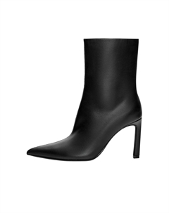 Ботильоны на высоком каблуке, черный Pull & bear