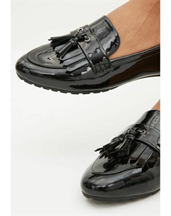 Лоферы FOREVER COMFORT CLEATED TASSEL STANDARD., цвет Black Patent Next