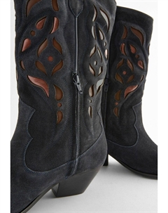 Ковбойские/байкерские ботинки по щиколотку CUT OUT DETAIL WESTERN- REGULAR FIT, темно-синий Next