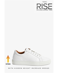 Кожаные кроссовки, белый Next