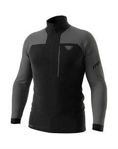 Мужские кроссовки Speed ​​Polartec с длинным рукавом и молнией 1/2, черный Dynafit