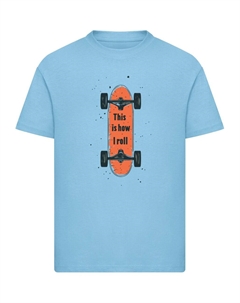 Рубашка I Roll, светло-синий Merchcode