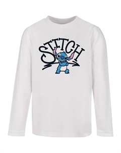 Лонгслив Shirt Lilo and Stitch - Graffiti Cool, белый Absolute cult