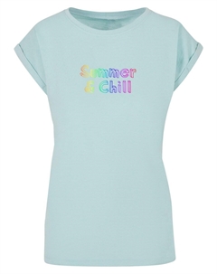 Рубашка Summer And Chill Rainbow, светло-синий Merchcode