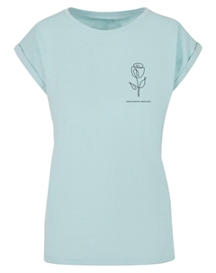 Рубашка Spring - Tulip Flower, пастельно-синий Merchcode