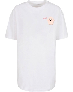 Топ оверсайз Oversized Shirt Halloween - Boo Ghost, белый Merchcode