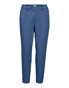 Брюки со складками спереди Slim fit Pleat-Front Pants Lisa, синий Object