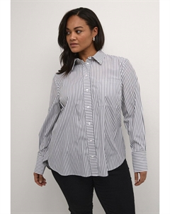 Блузка на пуговицах, белый Kaffe curve