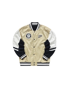 Бейсбольная куртка мужская цвета хаки Fila fusion