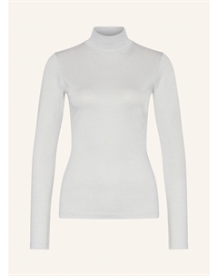 Рубашка Delaina с воротником из блестящей пряжи, серебряный Hugo