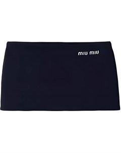 Юбка, синий Miu miu