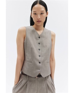 Костюмный жилет на заказ, серый H&m