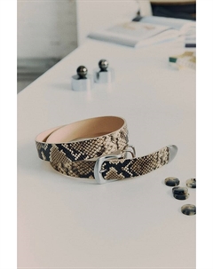 Кожаный ремень в стиле вестерн, мультиколор H&m