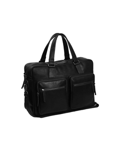 Кожаный портфель Wax с отделением для ноутбука 43 см The Chesterfield Brand, черный The chesterfield brand