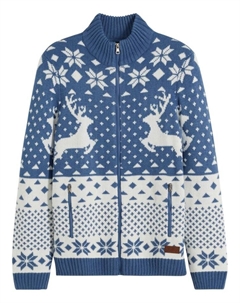 Норвежский кардиган, синий Bpc selection