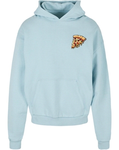 Толстовка с капюшоном Sweatshirt Pizza Comic, светло-синий Merchcode