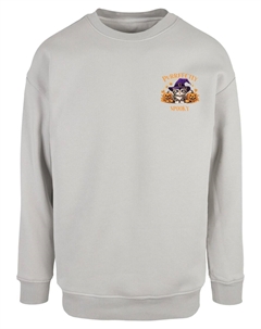 Толстовка Halloween - Purrfectly Spooky Cat, цвет Taupe/Light grey Merchcode