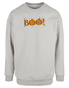 Толстовка Halloween - Boo Pumpkin, серый Merchcode