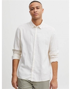 Рубашка с длинным рукавом sdenea, белый Solid